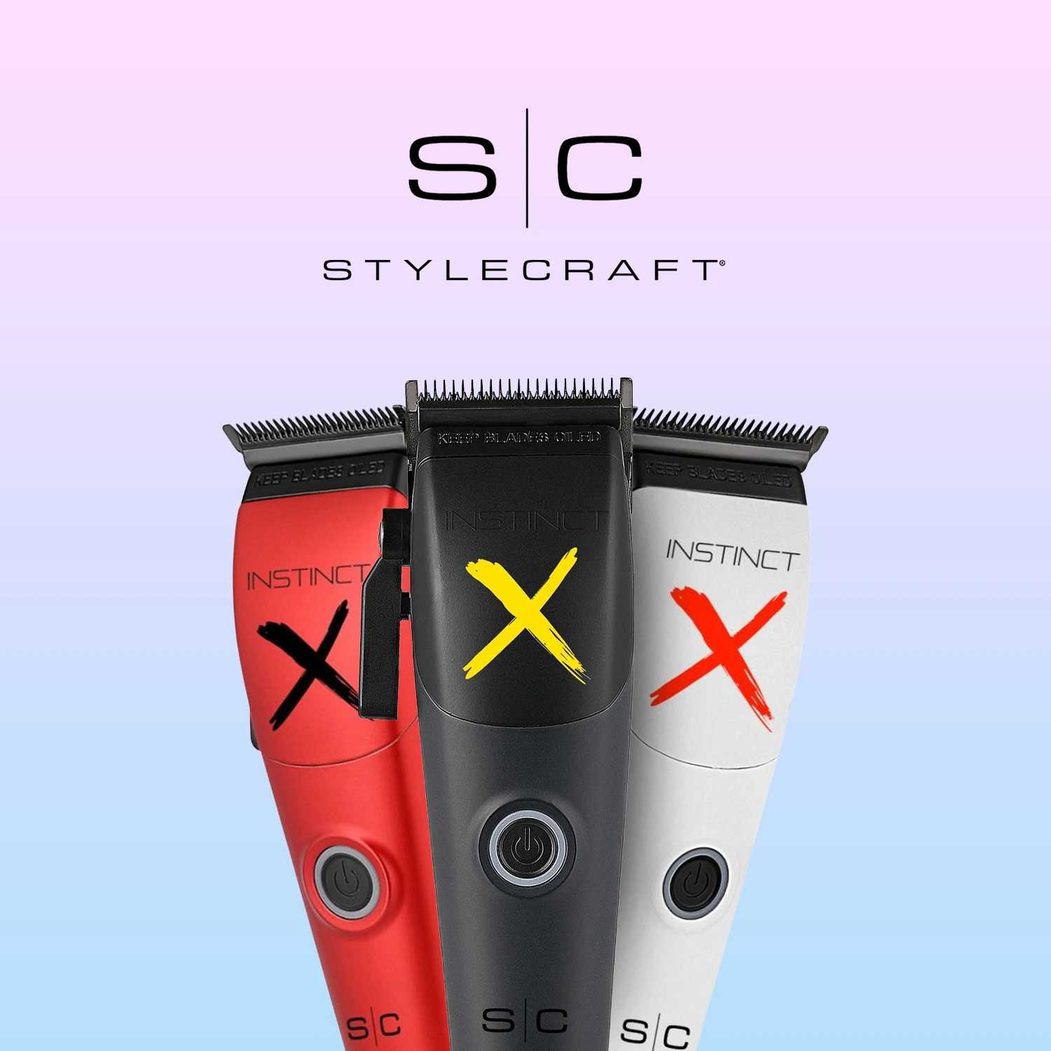 Kampanjbanner för StyleCraft – professionella hårklippningsverktyg och trimmers.